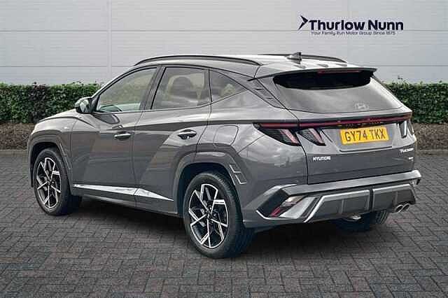 Hyundai TUCSON 1.6 T-GDi MHEV N Line S SUV 5dr Petrol Hybrid DCT 4WD Euro 6 (s/s) (160 ps) Grey