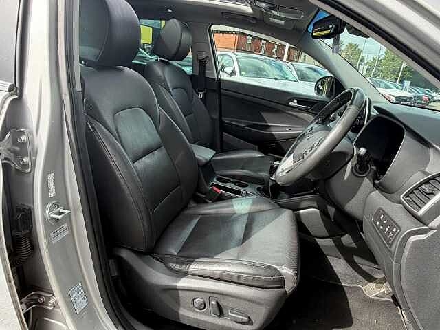 Hyundai TUCSON 1.6 T-GDi Premium SE Euro 6 (s/s) 5dr Platinum Silver