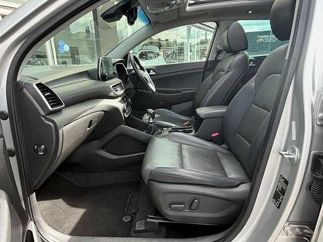 Hyundai TUCSON 1.6 T-GDi Premium SE Euro 6 (s/s) 5dr Platinum Silver