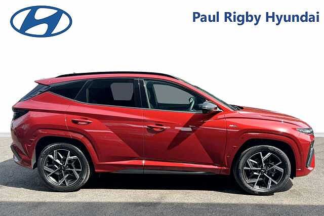 Hyundai TUCSON 1.6T Hybrid N Line S 5dr Auto Red