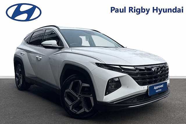 Hyundai TUCSON 1.6 TGDi Hybrid 230 Premium 5dr 2WD Auto White