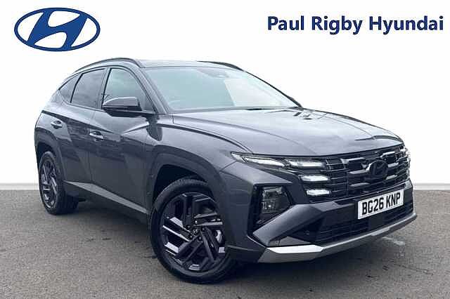 Hyundai TUCSON 1.6T 239 Hybrid Black Line 5dr Auto Grey
