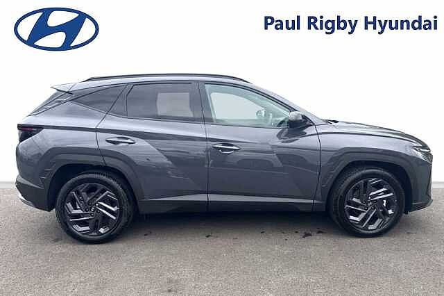 Hyundai TUCSON 1.6T 239 Hybrid Black Line 5dr Auto Grey