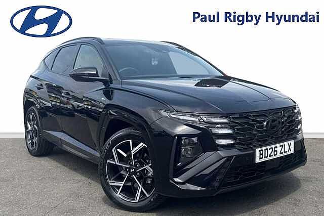 Hyundai TUCSON 1.6T 150 N Line 5dr DCT Black