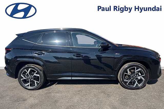 Hyundai TUCSON 1.6T 239 Hybrid N Line Edition 5dr Auto **PRE-REG** Black