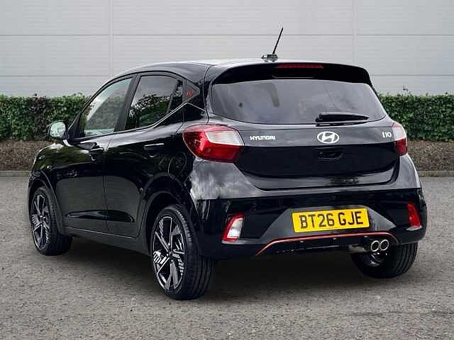 Hyundai I10 1.0 T-GDi N Line Hatchback 5dr Petrol Manual Euro 6 (s/s) (90 ps) Phantom Black