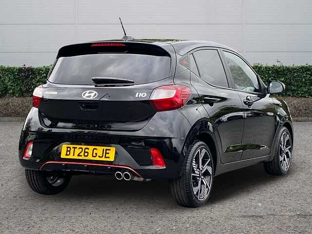 Hyundai I10 1.0 T-GDi N Line Hatchback 5dr Petrol Manual Euro 6 (s/s) (90 ps) Phantom Black