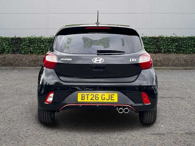 Hyundai I10 1.0 T-GDi N Line Hatchback 5dr Petrol Manual Euro 6 (s/s) (90 ps) Phantom Black