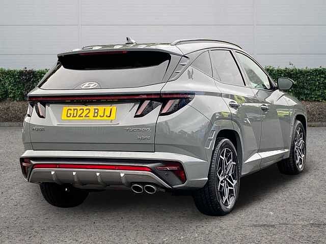 Hyundai TUCSON 1.6 h T-GDi N Line S SUV 5dr Petrol Hybrid Auto Euro 6 (s/s) (230 ps) Shadow Grey