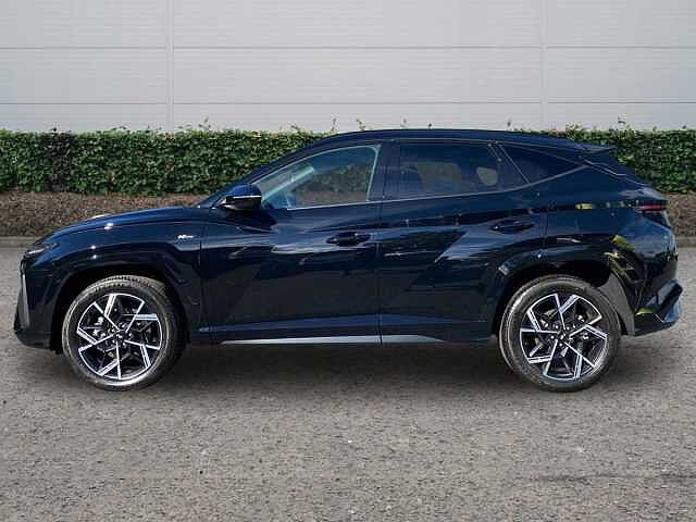 Hyundai TUCSON 1.6T Hybrid N Line Edition SUV 5dr Petrol Hybrid Auto Euro 6 (s/s) (239 ps) Abyss Black Pearl