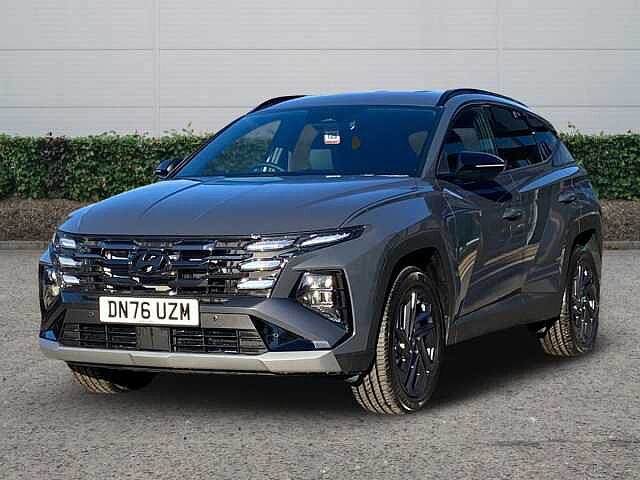 Hyundai TUCSON 1.6T Hybrid Black Line SUV 5dr Petrol Hybrid Auto Euro 6 (s/s) (239 ps) Grey