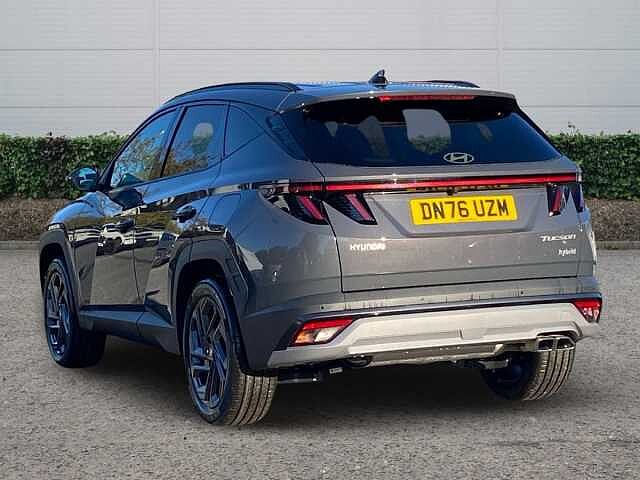 Hyundai TUCSON 1.6T Hybrid Black Line SUV 5dr Petrol Hybrid Auto Euro 6 (s/s) (239 ps) Grey