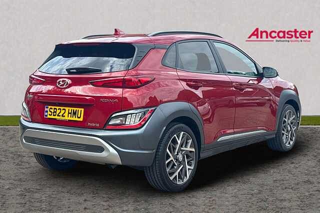 Hyundai KONA 1.6 GDi Hybrid Ultimate 5dr DCT Red