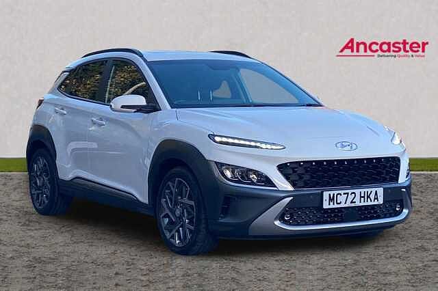 Hyundai KONA 1.6 GDi Hybrid Ultimate 5dr DCT White