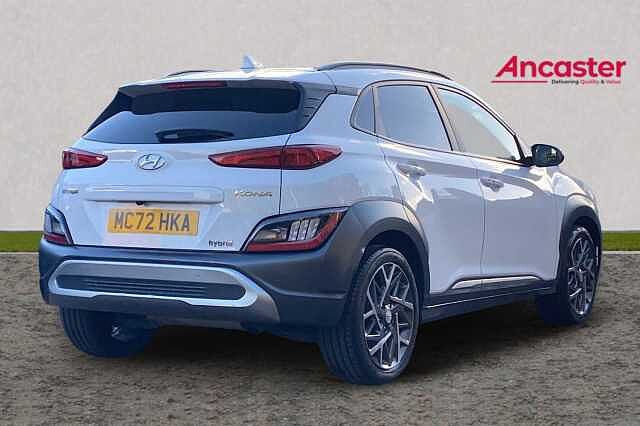 Hyundai KONA 1.6 GDi Hybrid Ultimate 5dr DCT White