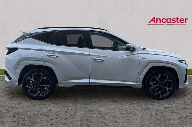 Hyundai TUCSON 1.6T Hybrid N Line 5dr Auto White