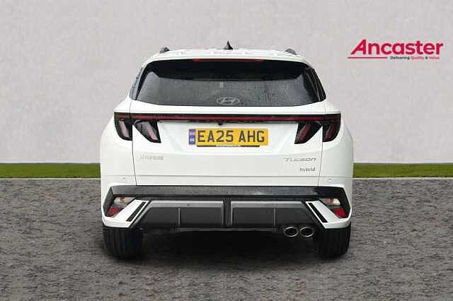 Hyundai TUCSON 1.6T Hybrid N Line 5dr Auto White