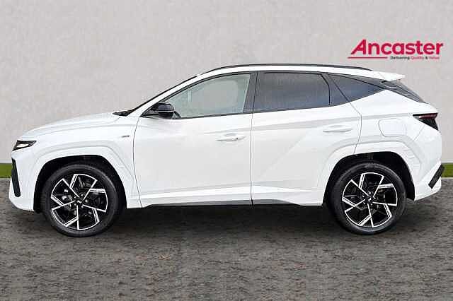 Hyundai TUCSON 1.6T Hybrid N Line 5dr Auto White
