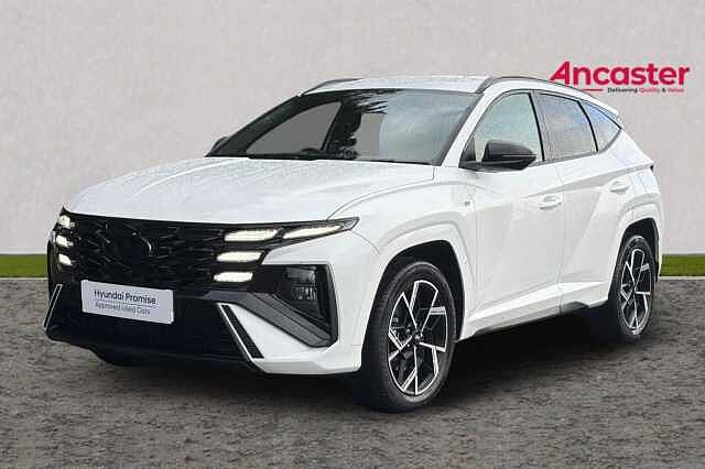 Hyundai TUCSON 1.6T Hybrid N Line 5dr Auto White