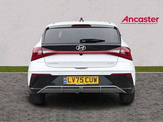 Hyundai I20 1.0T GDi 90 Black Line 5dr Atlas white