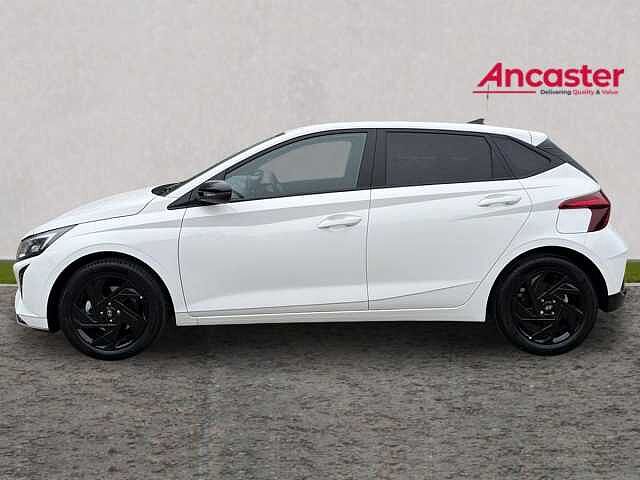 Hyundai I20 1.0T GDi 90 Black Line 5dr Atlas white