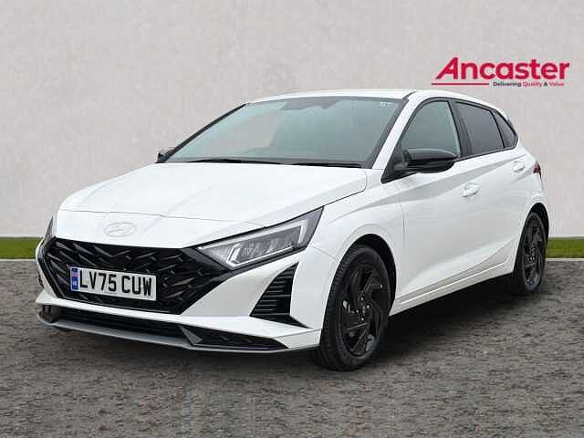 Hyundai I20 1.0T GDi 90 Black Line 5dr Atlas white
