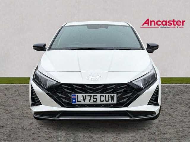Hyundai I20 1.0T GDi 90 Black Line 5dr Atlas white