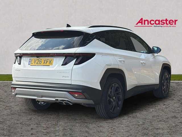 Hyundai TUCSON 1.6T 288 Plug-in Hybrid Black Line 5dr Auto [NI] lid - Atlas white