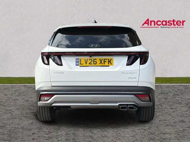 Hyundai TUCSON 1.6T 288 Plug-in Hybrid Black Line 5dr Auto [NI] lid - Atlas white