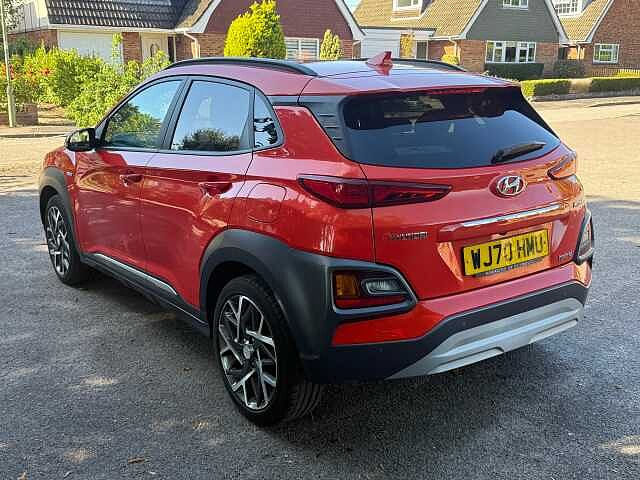 Hyundai KONA 1.6 h-GDi Premium SE SUV 5dr Petrol Hybrid DCT Euro 6 (s/s) (141 ps) Orange