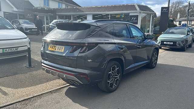 Hyundai TUCSON 1.6 T-GDi MHEV N Line SUV 5dr Petrol Hybrid DCT Euro 6 (s/s) (150 ps) Grey