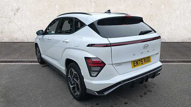 Hyundai KONA 1.6 h-GDi N Line S SUV 5dr Petrol Hybrid DCT Euro 6 (s/s) (138 ps) White