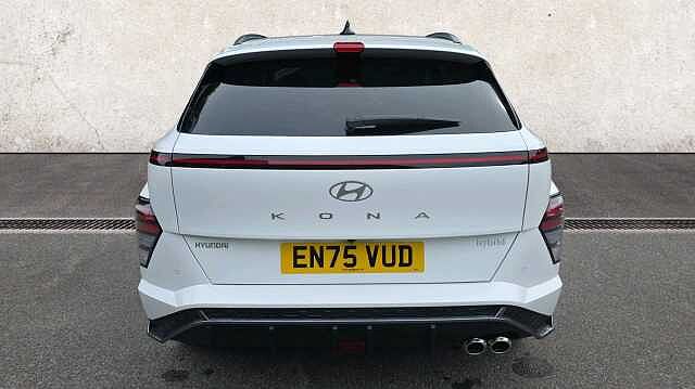 Hyundai KONA 1.6 h-GDi N Line S SUV 5dr Petrol Hybrid DCT Euro 6 (s/s) (138 ps) White