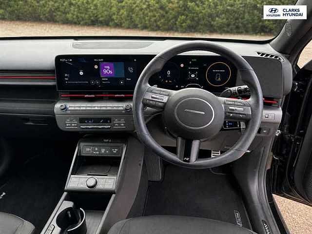 Hyundai KONA 1.0 T-GDi N Line SUV 5dr Petrol DCT Euro 6 (s/s) (120 ps) Black