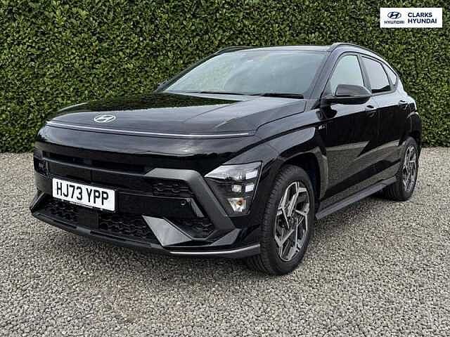 Hyundai KONA 1.0 T-GDi N Line SUV 5dr Petrol DCT Euro 6 (s/s) (120 ps) Black