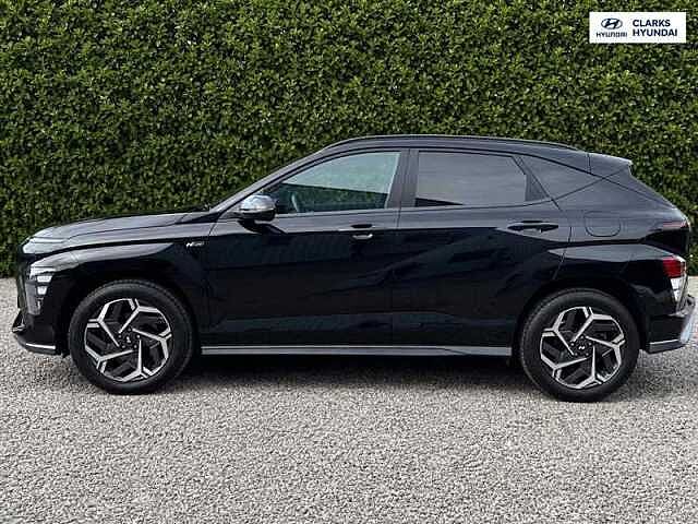 Hyundai KONA 1.0 T-GDi N Line SUV 5dr Petrol DCT Euro 6 (s/s) (120 ps) Black