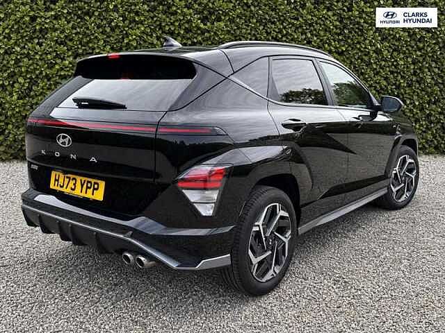 Hyundai KONA 1.0 T-GDi N Line SUV 5dr Petrol DCT Euro 6 (s/s) (120 ps) Black