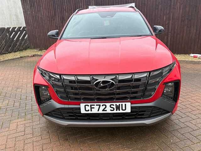 Hyundai TUCSON 1.6 T-GDi 13.8kWh N Line SUV 5dr Petrol Plug-in Hybrid Auto 4WD Euro 6 (s/s) (26 Red