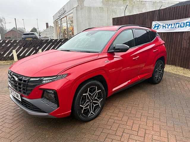 Hyundai TUCSON 1.6 T-GDi 13.8kWh N Line SUV 5dr Petrol Plug-in Hybrid Auto 4WD Euro 6 (s/s) (26 Red