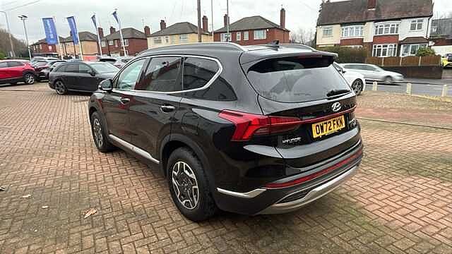 Hyundai SANTA FE 1.6 h T-GDi Premium SUV 5dr Petrol Hybrid Auto Euro 6 (s/s) (230 ps) Black
