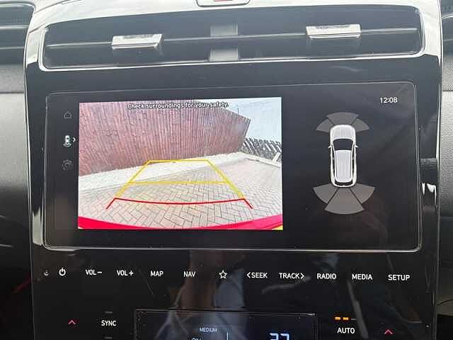 Hyundai TUCSON 1.6 h T-GDi N Line SUV 5dr Petrol Hybrid Auto Euro 6 (s/s) (230 ps) Red