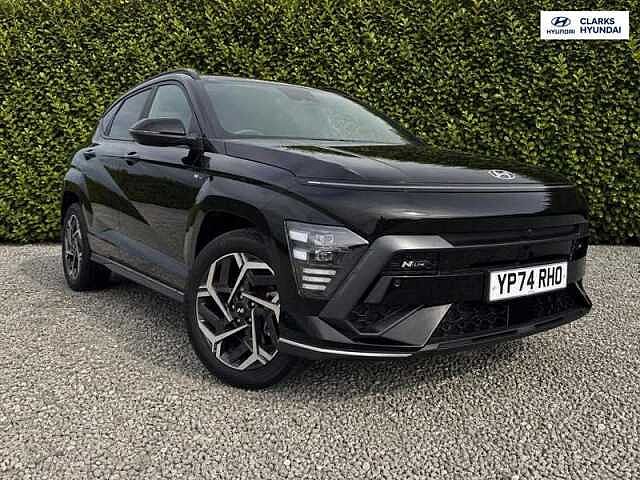 Hyundai KONA 1.6 h-GDi N Line S SUV 5dr Petrol Hybrid DCT Euro 6 (s/s) (129 ps) Black