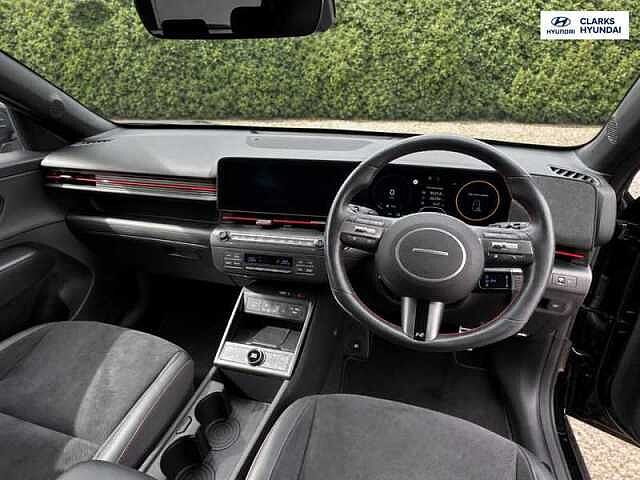 Hyundai KONA 1.6 h-GDi N Line S SUV 5dr Petrol Hybrid DCT Euro 6 (s/s) (129 ps) Black