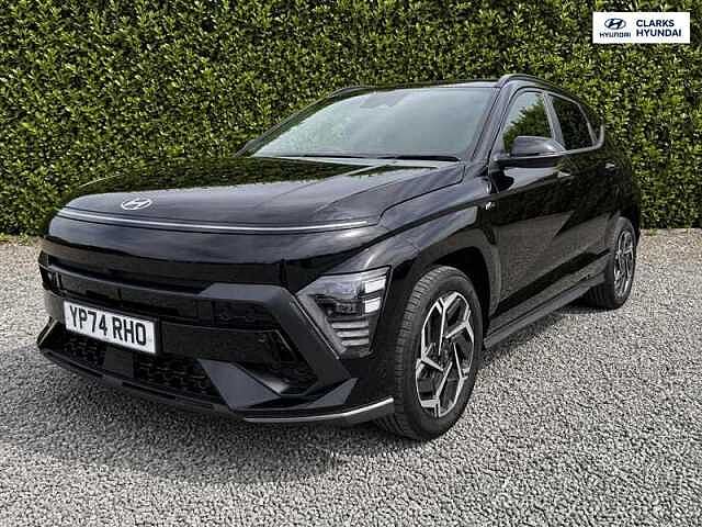 Hyundai KONA 1.6 h-GDi N Line S SUV 5dr Petrol Hybrid DCT Euro 6 (s/s) (129 ps) Black