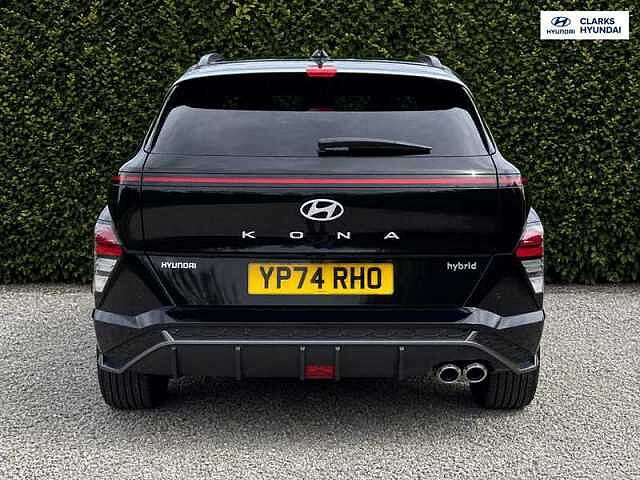Hyundai KONA 1.6 h-GDi N Line S SUV 5dr Petrol Hybrid DCT Euro 6 (s/s) (129 ps) Black