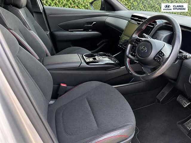Hyundai TUCSON 1.6 h T-GDi N Line S SUV 5dr Petrol Hybrid Auto Euro 6 (s/s) (230 ps) Silver