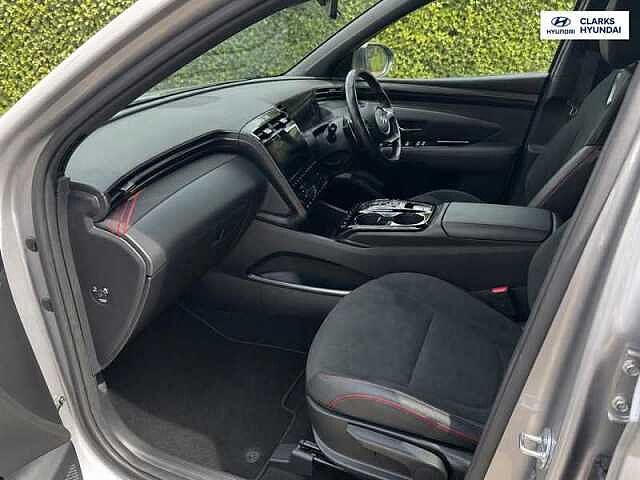 Hyundai TUCSON 1.6 h T-GDi N Line S SUV 5dr Petrol Hybrid Auto Euro 6 (s/s) (230 ps) Silver
