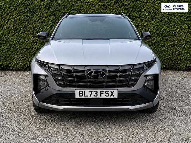 Hyundai TUCSON 1.6 h T-GDi N Line S SUV 5dr Petrol Hybrid Auto Euro 6 (s/s) (230 ps) Silver