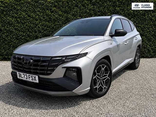 Hyundai TUCSON 1.6 h T-GDi N Line S SUV 5dr Petrol Hybrid Auto Euro 6 (s/s) (230 ps) Silver