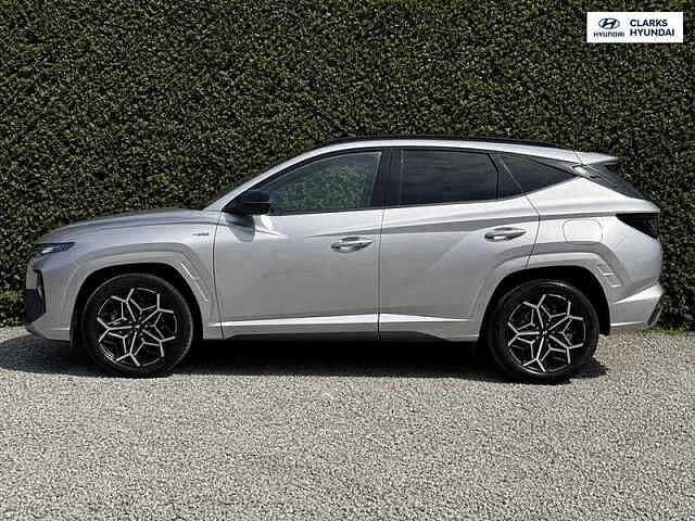 Hyundai TUCSON 1.6 h T-GDi N Line S SUV 5dr Petrol Hybrid Auto Euro 6 (s/s) (230 ps) Silver